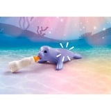 PLAYMOBIL Princess Magic Undervandsdyrpleje af havets beboere, Bygge legetøj 