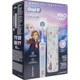 Procter & Gamble Vitality Pro Frozen Barn Roterende, pulserende tandbørste Sort, Grå, El-tandbørste Lyseblå/Hvid, Barn, Roterende, pulserende tandbørste, Pulse, Sort, Grå, 2 min, Sort