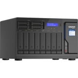 QNAP TVS-h1288X NAS Tower Intel® Xeon® W-1250 16 GB DDR4 0 TB QuTS hero Sort NAS, Tower, Intel® Xeon®, W-1250, 16 GB, DDR4