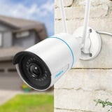 Reolink W320 Kugle (form) IP-sikkerhedskamera Udendørs 2560 x 1920 pixel Væg, Overvågningskamera Hvid, IP-sikkerhedskamera, Udendørs, Kabel & trådløs, Google Assistant, Ekstern, Væg