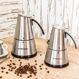 Rommelsbacher EKO 364/E kaffemaskine Elektrisk mokagryde, Espressomaskine rustfrit stål, Elektrisk mokagryde, 365 W, Rustfrit stål