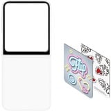 Samsung EF-ZF741CTEGWW mobiltelefon etui 17 cm (6.7") Cover Transparent, Mobiltelefon Cover grå, Cover, Samsung, Galaxy Z Flip6, 17 cm (6.7"), Transparent