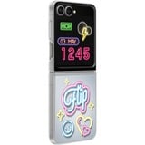 Samsung EF-ZF741CTEGWW mobiltelefon etui 17 cm (6.7") Cover Transparent, Mobiltelefon Cover grå, Cover, Samsung, Galaxy Z Flip6, 17 cm (6.7"), Transparent