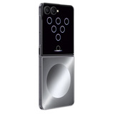 Samsung Flipsuit-etui, Mobiltelefon Cover Sølv