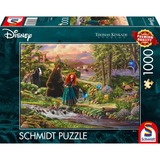 Schmidt Spiele Thomas Kinkade Studios: Disney Dreams Collection - Brave, Merida Legende der Highlands, Puslespil 