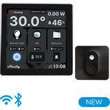 Shelly Wall Display + Shelly BLU H&T, Kontrolpanel Sort