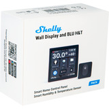 Shelly Wall Display + Shelly BLU H&T, Kontrolpanel Sort