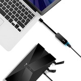 TP-Link UE306 netværkskort Ethernet 1000 Mbit/s Ledningsført, USB, Ethernet, 1000 Mbit/s, Sort