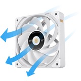 Thermaltake TOUGHFAN EX12 Pro White – Swappable Edition, Sag fan Sort
