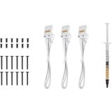 Thermaltake TOUGHFAN EX12 Pro White – Swappable Edition, Sag fan Sort