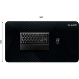 be quiet! Musemåtte XL, Gaming Mus pad Sort