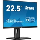 iiyama ProLite XUB2395WSU-B5 computerskærm 57,1 cm (22.5") 1920 x 1200 pixel WUXGA LED Sort, LED-skærm Sort (mat), 57,1 cm (22.5"), 1920 x 1200 pixel, WUXGA, LED, 4 ms, Sort