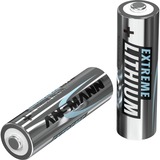 Ansmann 4+4 Lithium AA Engangsbatteri Sølv, Engangsbatteri, AA, Lithium, 1,5 V, 8 stk, Sølv