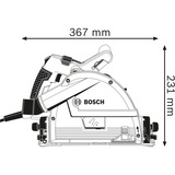 Bosch 0 601 675 001 transportabel rundsav 16,5 cm 6250 rpm 1400 W Blå, 16,5 cm, 6250 rpm, 5,7 cm, 2 cm, 4,2 cm, Vekselstrøm