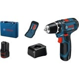Bosch Batteridrevet bore-/skruemaskine GSR 12V-15 Professional, 12 volt, Bore-/ skruemaskine Blå/Sort