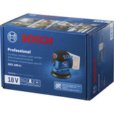 Bosch Batteridrevet excentersliber GEX 185-LI Professional, 18 Volt, Tilfældige rystepudser Blå/Sort