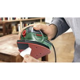 Bosch PSM Primo Multi slibemaskine 24000 OPM Sort, Grøn, Rød, Sølv, Multi Sander Grøn/Sort, Multi slibemaskine, Velcro, Sort, Grøn, Rød, Sølv, 12000 OPM, 24000 OPM, 1,4 mm