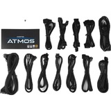 Chieftec Atmos enhed til strømforsyning 850 W 20+4 pin ATX ATX Sort, PC strømforsyning Sort, 850 W, 100 - 240 V, 50/60 Hz, 10-5 A, 10 A, 5 A