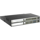 D-Link DMS-3130-30PS netværksswitch Administreret L3 2.5G Ethernet (100/1000/2500) Strøm over Ethernet (PoE) 1U Sort Administreret, L3, 2.5G Ethernet (100/1000/2500), Strøm over Ethernet (PoE), Stativ-montering, 1U