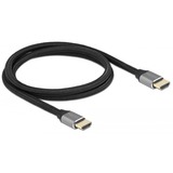 DeLOCK 83995 HDMI-kabel 1 m HDMI Type A (Standard) Grå grå, 1 m, HDMI Type A (Standard), HDMI Type A (Standard), 3D, 48 Gbit/sek., Grå