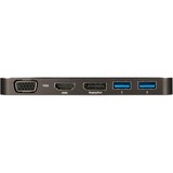 DeLOCK 87773 dockingstation Ledningsført USB 3.2 Gen 1 (3.1 Gen 1) Type-C Sort, Docking station Sort, Ledningsført, USB 3.2 Gen 1 (3.1 Gen 1) Type-C, 4,5 W, Sort, 3840 x 2160 pixel, Kina
