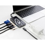 DeLOCK 87773 dockingstation Ledningsført USB 3.2 Gen 1 (3.1 Gen 1) Type-C Sort, Docking station Sort, Ledningsført, USB 3.2 Gen 1 (3.1 Gen 1) Type-C, 4,5 W, Sort, 3840 x 2160 pixel, Kina