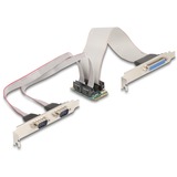 DeLOCK Mini PCIe I/O PCIe fuld størrelse 1 x Parallel, 2 x Seriel, Interface card 