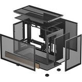 DeepCool CH260 WOOD, Towerkabinet Sort/træ