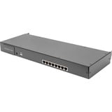 Digitus Modulær CAT 5 KVM-switch 8-port, KVM-switchen Sort