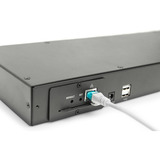 Digitus Modulær CAT 5 KVM-switch 8-port, KVM-switchen Sort