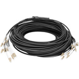 Digitus Universelt breakout fiberkabel, duplex, LC/UPC stik, multimode OM4 Sort