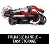 EINHELL Power X-Change batteri-plæneklipper RASARRO 36/34, 36 Volt (2x18V) Rød/Sort