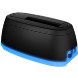 ICY BOX IB-1124L-C3 USB 3.2 Gen 1 (3.1 Gen 1) Type-B Sort, Docking station Sort, HDD, SSD, SATA, Serial ATA II, Serial ATA III, 2.5,3.5", USB 3.2 Gen 1 (3.1 Gen 1) Type-B, Sort, Plast