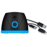 ICY BOX IB-1124L-C3 USB 3.2 Gen 1 (3.1 Gen 1) Type-B Sort, Docking station Sort, HDD, SSD, SATA, Serial ATA II, Serial ATA III, 2.5,3.5", USB 3.2 Gen 1 (3.1 Gen 1) Type-B, Sort, Plast