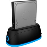 ICY BOX IB-1124L-C3 USB 3.2 Gen 1 (3.1 Gen 1) Type-B Sort, Docking station Sort, HDD, SSD, SATA, Serial ATA II, Serial ATA III, 2.5,3.5", USB 3.2 Gen 1 (3.1 Gen 1) Type-B, Sort, Plast