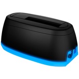 ICY BOX IB-1124L-C3 USB 3.2 Gen 1 (3.1 Gen 1) Type-B Sort, Docking station Sort, HDD, SSD, SATA, Serial ATA II, Serial ATA III, 2.5,3.5", USB 3.2 Gen 1 (3.1 Gen 1) Type-B, Sort, Plast