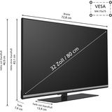 JVC LT-32VQF555D, QLED TV Sort