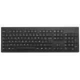 Kensington KB150 EQ trådløst tastatur Sort, BE Layout, Membran , Fuld størrelse (100 %), Trådløs, RF trådløst, Membran, AZERTY, Sort