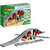 LEGO DUPLO Togbro og spor, Bygge legetøj Byggesæt, 2 År, 26 stk, 882 g