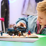 LEGO Marvel Super Heroes Spider-Man Jagt fængselstransporten, Bygge legetøj Byggesæt, 8 År, Plast, 367 stk, 543 g
