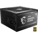 MSI PC strømforsyning Sort