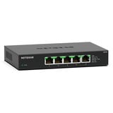Netgear MS305 Ikke administreret 2.5G Ethernet (100/1000/2500) Sort, Switch Ikke administreret, 2.5G Ethernet (100/1000/2500), Fuld duplex, Kan monteres på væggen