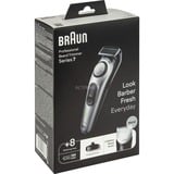 Procter & Gamble BeardTrimmer 7 BT7420 Batteri 40 2 cm Sort, Grå, Skæg trimmer grå, Vaskbar, Batteri, Sort, Grå