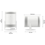 Samsung SP-LFF3CLAX Projektørmodul Hvid, DLP-projektor Hvid, Wi-Fi 5 (802.11ac), High Dynamic Range 10+ (HDR10 Plus), Hybrid Log-Gamma (HLG), Samsung TV Plus, Tizen, 5 W, Dolby Digital Plus