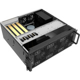 SilverStone RM4A 4U Rackmount, Rack server kabinet Sort