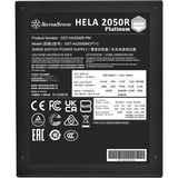 SilverStone SST-HA2050R-PM, PC strømforsyning Sort