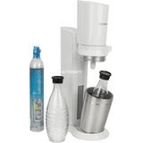SodaStream Crystal 2.0 Sort, Skypumpe Hvid, Sort, Glas, 60 L