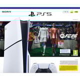 Sony PlayStation 5 Slim 1 TB E-Chassis inkl. FC26, Spillekonsol Hvid/Sort