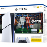 Sony Sony PS5 Slim 1 TB   + EA FC26 bundel, Spillekonsol Hvid/Sort