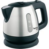 Tefal Mini BI8125 elkedel 0,8 L 2200 W Sort, Rustfrit stål Sølv, 0,8 L, 2200 W, Sort, Rustfrit stål, Vandmåler, Ledningsfri